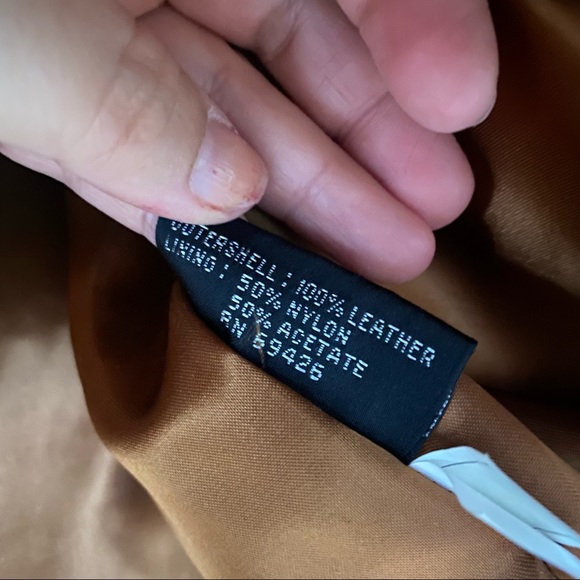 VTG leather jacket 🌿 - Picture 3 of 7